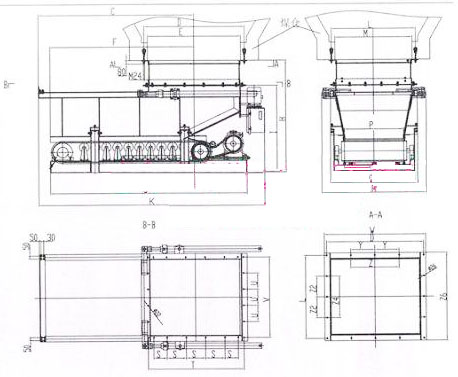 甲帶給料機圖紙 甲帶給料機圖紙
