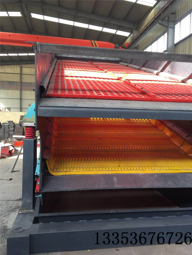 弛張篩礦石分級全封閉不漏粉環保馳張篩設備的安裝維護23