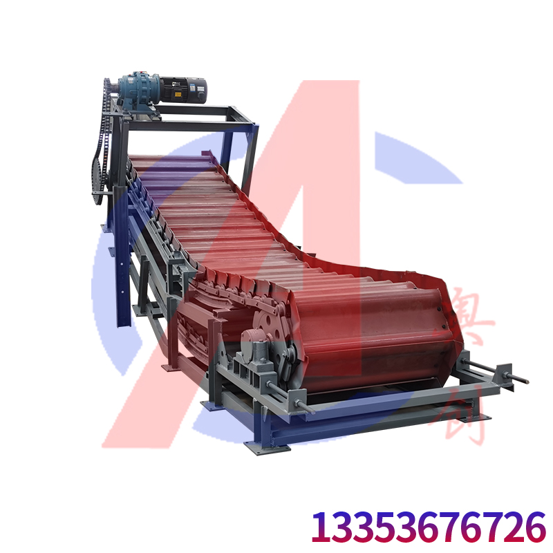 爐渣運(yùn)輸使用魚鱗板輸送機(jī)