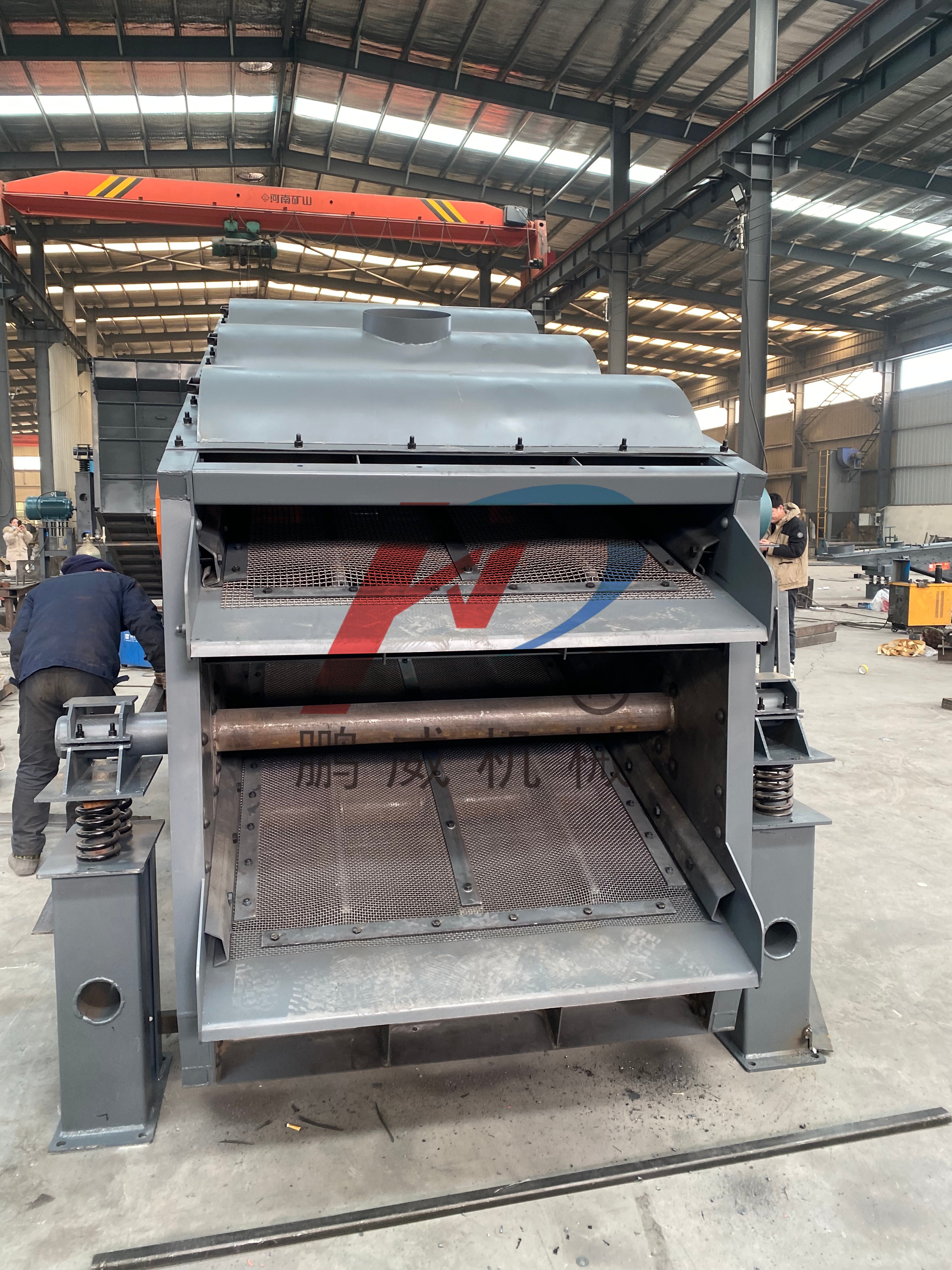 圓振動篩的軸承拆裝方法